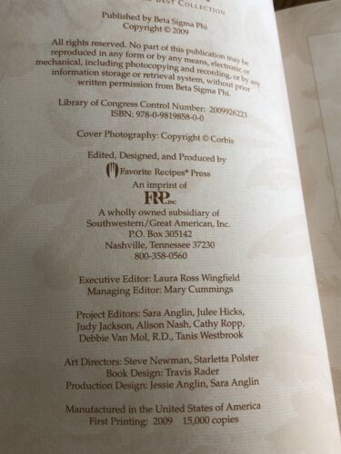 In Good Taste - Recipes From Beta Sigma Phi - The Best of the Best