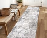 Elegant Modern Abstract 2x6 Runner Rug - Soft, Stylish &amp; Stain Resistant - $85.09