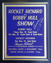 Bobby Hull, Maurice Richard Signed Vintage Sign - CHG Blackhawks, MTL Ca... - $430.00