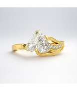 Solid Gold Horse Head Lab Grown Diamond Ring - $879.20