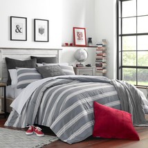 Nautica - Twin Comforter Set, Cotton Reversible, Craver Grey, Twin/Twin Xl - £93.40 GBP