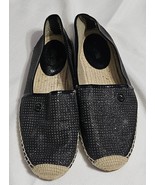 Michael Kors Kendrick Slip On Espadrille Flats Mesh Perforated Shoes Wom... - $38.29 CAD