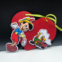Walt Disney Christmas ornament vintage holiday vtg Pinocchio Kurt Adler train  - £11.89 GBP