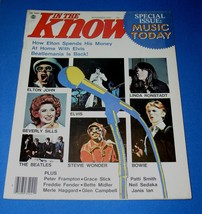 Elton John David Bowie Beatles In The Know Magazine Vintage 1976 Linda R... - £15.65 GBP