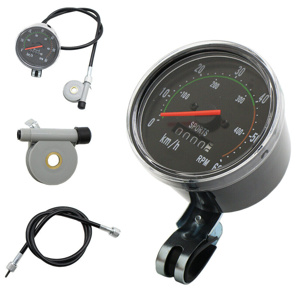 Primary image for Waterproof Bicycle Bike Speedometer Analog Mechanical Odometer With Hardware 1Pc