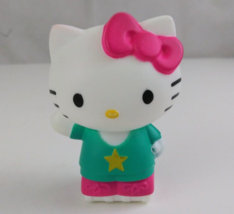 2015 Sanrio Hello Kitty #4 Hello Kitty Star Shirt &amp; Pink Shorts McDonald&#39;s Toy - £2.27 GBP