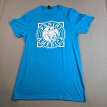 Panini America Graphic Tee Blue District Concert T-Shirt Size S 50/50 Blend - $26.74 CAD
