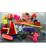 Lot of Barbie, Gen Girl, Ken &amp; Family and Clone Doll Sports Clothes, Acc... - $736.62 MXN
