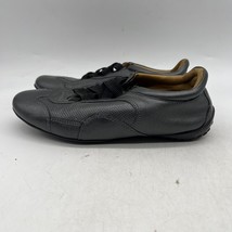 Robert Zur Mens Black Round Toe Lace Up Low Top Casual Shoes Size 6 M - $29.69