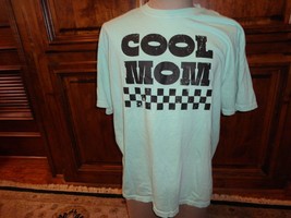 Blue Green Comfort Colors Distressed Look COOL MOM Cotton T-shirt Adult ... - £15.25 GBP