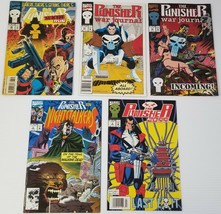 N) Lot of 5 Marvel Punisher Comic Books - £7.88 GBP
