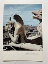 Postcard - Gargoyles, Notre Dame (1968) - £2.50 GBP