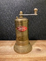 Vintage Manual Spice Pepper Grinder Sozen Brass Handmade Turkey - £14.11 GBP