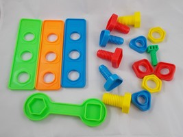 Playskool Nuts Bolts Wrench Pretend Play Lot 1992 - $6.95