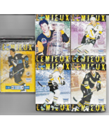 NHL *PENGUINS* Team Mario Lemieux 4 All Metal Cards In Metal Case Used O... - $364.37 MXN