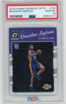 2016 Donruss Optic #152 Brandon Ingram PSA 10 Gem Mint - £38.93 GBP