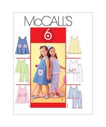 McCall's Patterns M4006 Children's and Girls' Dresses, Top and Pants, Size CL (6 - $7.05