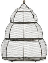 Bird Cage House Ebony Black Iron - £358.91 GBP