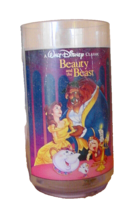 Burger King Disney&#39;s BEAUTY &amp; THE BEAST Plastic Collector Glass 1994 Vin... - £3.08 GBP