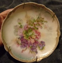 Lovely Vintage Bavaria Bread &amp; Butter Plate - Beautiful Hand Painted - Hallmark - £15.45 GBP