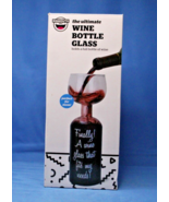 Ultimate Wine Bottle Glass Holds a Whole Bottle Drink 750ml by Big Mouth... - £8.33 GBP