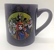 Disney Villains Evil Queen, Cruella De Vil, Maleficent &amp; Ursula 14 oz Purple Mug - £10.27 GBP