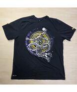 Nike Dri-Fit Kobe Bryant Black Mamba Logo Shirt Snake Black Dunking Size XL - $912.94 MXN