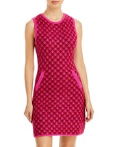 Aqua Women&#39;s Wool Blend Knit Sleeveless Sweater Dress Pink Burg B4HP - £21.28 GBP+