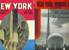 New York 1937 &amp; New York World's Fair 1940  Illustrated by Camera  Booklets - $17.82