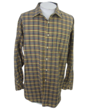 Daniel Cremieux Classic Men shirt long sleeve XXL plaid tailored fit p2p 30&quot; - £15.77 GBP