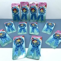 12 Disney Princess Ariel Kids Birthday Party Award Ribbon Tableware Decorations - £19.13 GBP