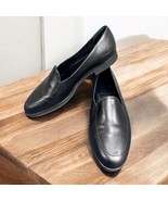 Bottega Veneta Black Leather Slip On Loafers Shoes Size 8 B - $67.68 CAD