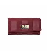 Miztique Women&#39;s Bi Fold Wallet Red Stripe Gold Turn Clasp Closure Card ... - €8,82 EUR