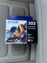 Epson T202520-S 202 Color Ink Cartridge Magenta Yellow Cyan. Exp 04/2025 - $27.99