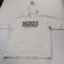 Vtg Champion Northern Arizona University Girl's White Hoodie Sweatshirt Size M image 11