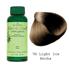All-Nutrient Keratint Color-Glaze Hair Color - 7M Light Ice Mocha