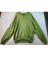Brooks Brothers Sweater Mens Size XL Green Knit Wool Long Raglan Sleeve ... - $27.46 CAD