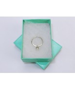 Vintage Sterling Solitaire Ring, Avon, Size 9, Gift Box, JWL-366 - $24.45