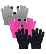 Evridwear Kids Winter Touchscreen Knit Mittens 3 Pairs Size 6-8 Yr - $79.37 MXN Evridwear Kids Winter Touchscreen Knit Mittens 3 Pairs Size 6-8 Yr - $79.37 MXN