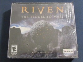 Riven The Sequel To Myst 5 Discs 2000 Ubi Soft Pc Mac Computer Video Game+Manual - $9.89