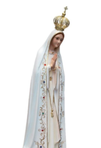 Our Lady Fatima Virgin Mary Religious Statue Made in Portugal 19.70 Inch - £298.44 GBP