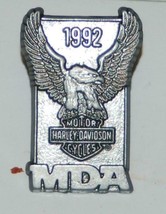 1992 MDA  Harley Davidson pin  inv 43 - $9.99