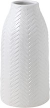 Hjn Ceramic Vase For Home Decor White Vase For Flowers, Morden Table, Large - £41.17 GBP