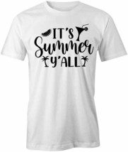 It&#39;s Summer Y&#39;all T Shirt Tee Short-Sleeved Cotton Beach Oc EAN Clothing S1WSA500 - £12.68 GBP+