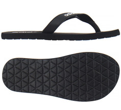 Adidas EEZAY Flip Flop Slides Black Slippers Unisex Casual Gym EG2042 - $45.81