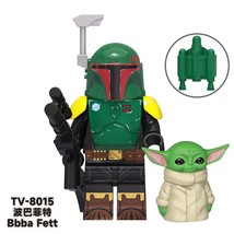 Star War Building Blocks Bricks Boba Fett TV-8015 Minifigure Toys - £2.74 GBP