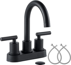 Vxv Bathroom Sink Faucet 4 Inch 2 Handle Centerset Utility Lavatory Vanity - £39.13 GBP