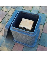 Catholic Funeral Vault Urn With Cross Burial Urn For Human Ashes Burial ... - $281.00