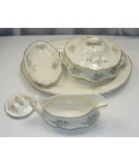 Vintage Lot of Homer Laughlin Dishes Platter Bowl Gravy Relish Plate 5-s... - €42,21 EUR