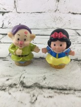 FIsher Price Little People Snow White &amp; Dopey Figures Lot - £7.75 GBP